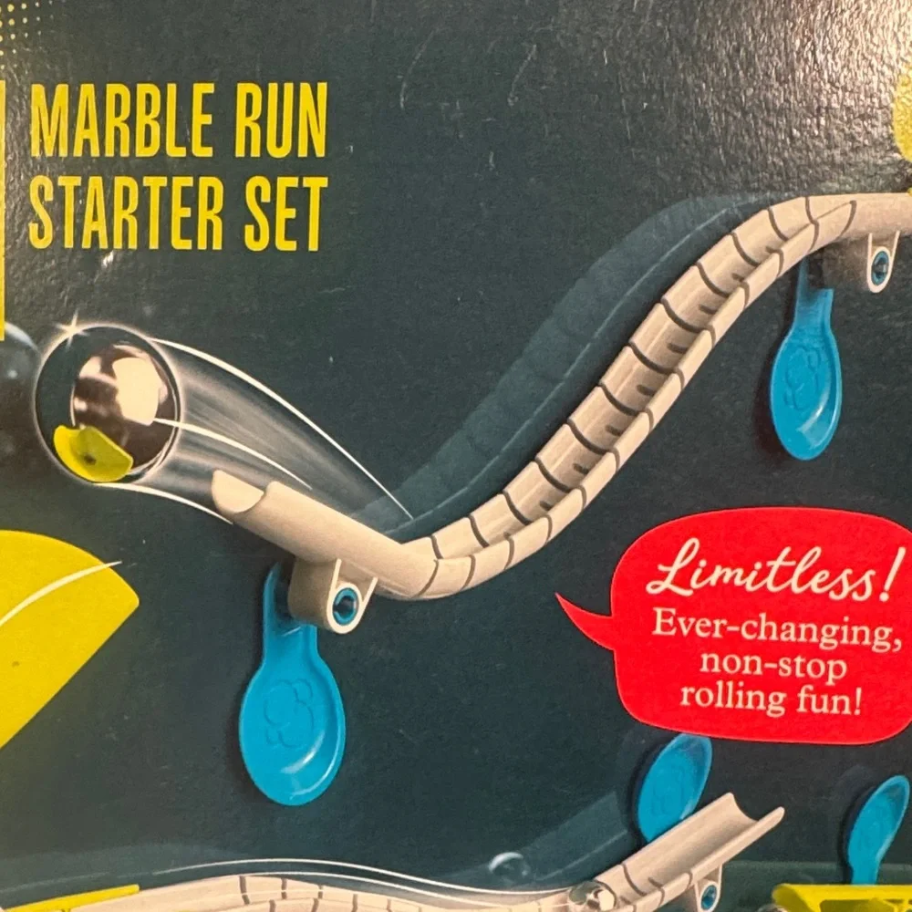Gecko Run Marble Run Starter Set by GECKO RUN - Lime Green & Blue